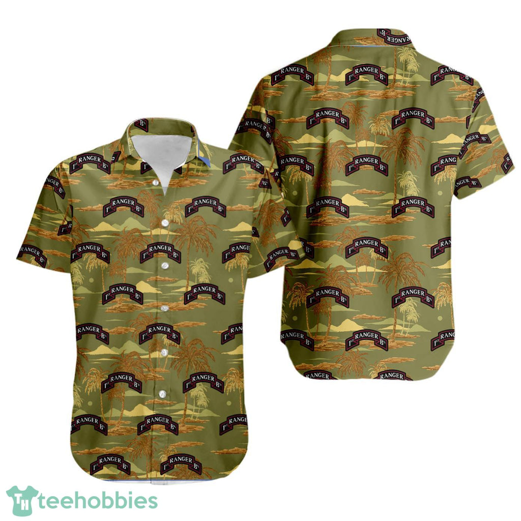 Army 1st Ranger Battalion Aloha Summer Gift Hawaiian Shirt