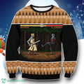 Arthur Vs Black Knight Pixel Monty Python Christmas Sweater Unique Gift