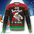 Ask Your Mom Naughty Holiday Ugly Christmas Sweater Unique Gift