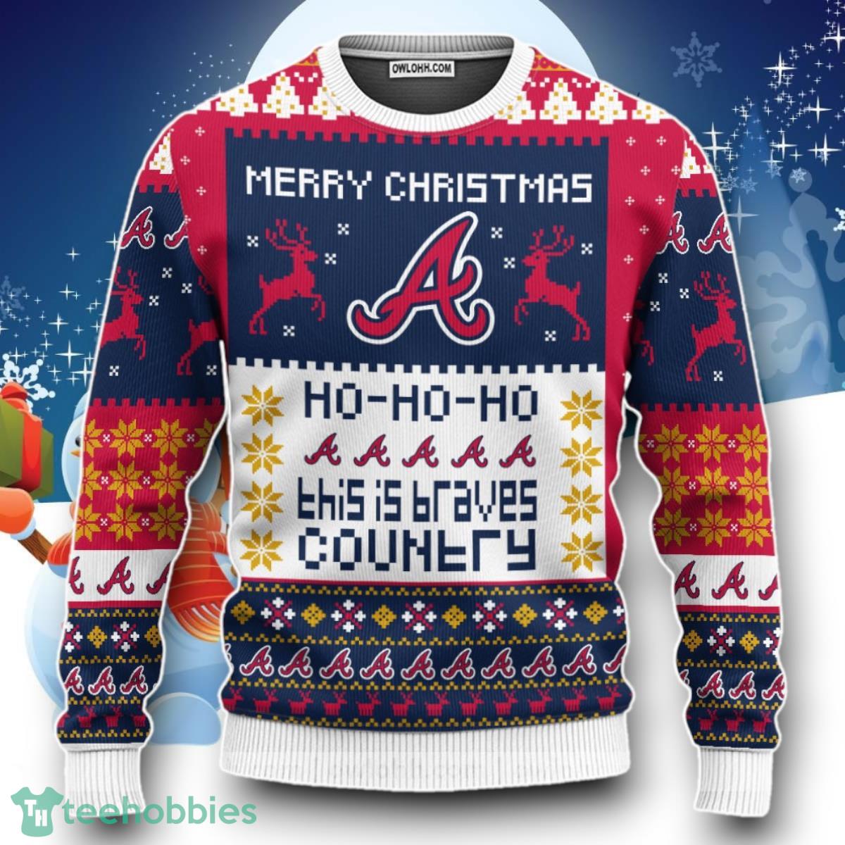 Atlanta Braves Merry Ugly Christmas Sweaters Unique Gift