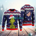 Atletico Madrid The Grinch Funny Merry Christmas Uglly Sweater 3D New Trend