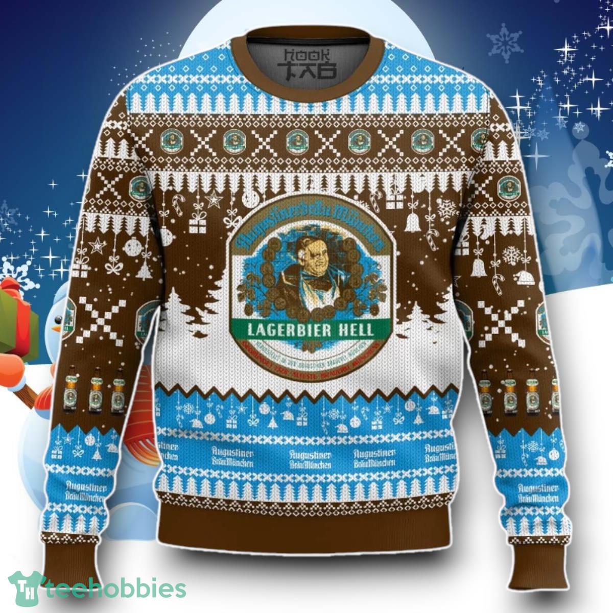 Augustiner Bräu German Beer Ugly Christmas Sweater Unique Gift