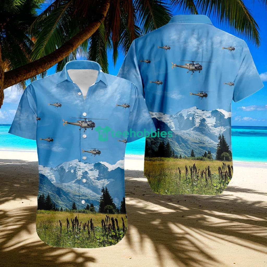 Austrian Army Aérospatiale SA Tropical Hawaiian Shirt The Best Summer