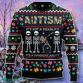 Autism Ugly Christmas 3D Sweater Style Gift