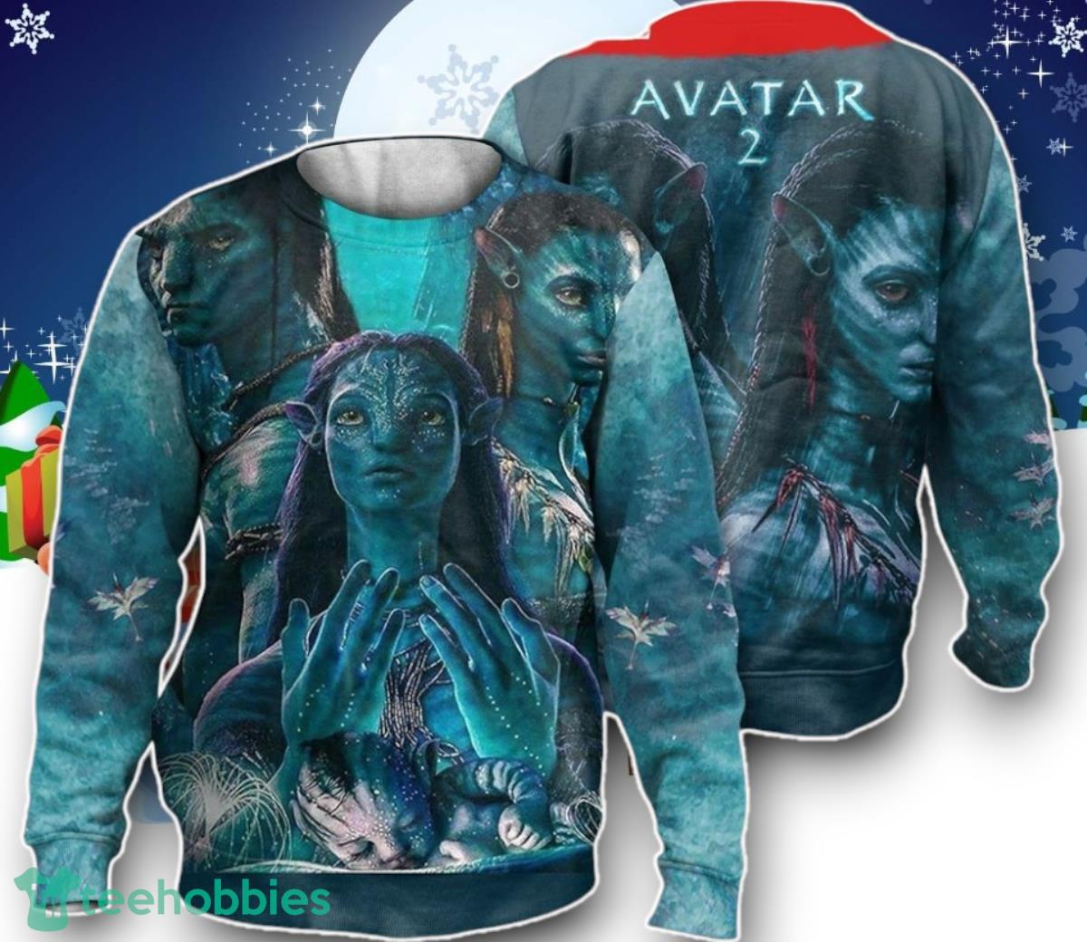 Avatar Water Art Sweatshirt Avatar Pandora Ugly Christmas Sweater Unique Gift