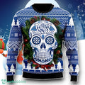 Awesome Sugar Skull Ugly Christmas Sweater Unique Gift