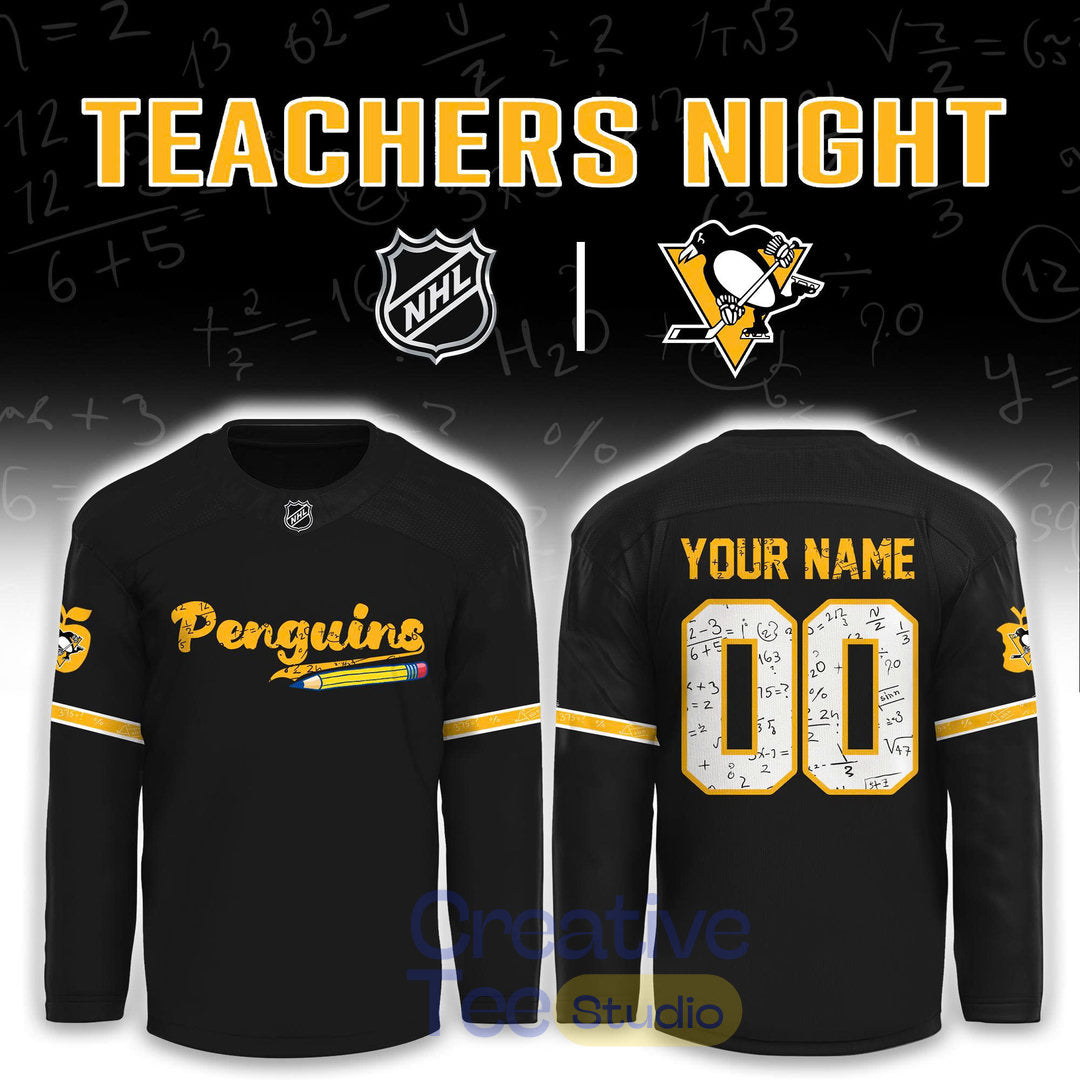 Pittsburgh Penguins Teacher Appreciation Night 2026 Custom Hockey Jersey