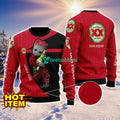 Baby Groot Hug Dos Equis Ugly Christmas 3D Sweater All Over Print