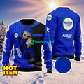 Baby Groot Hug Natural Light Ugly Christmas 3D Sweater All Over Print