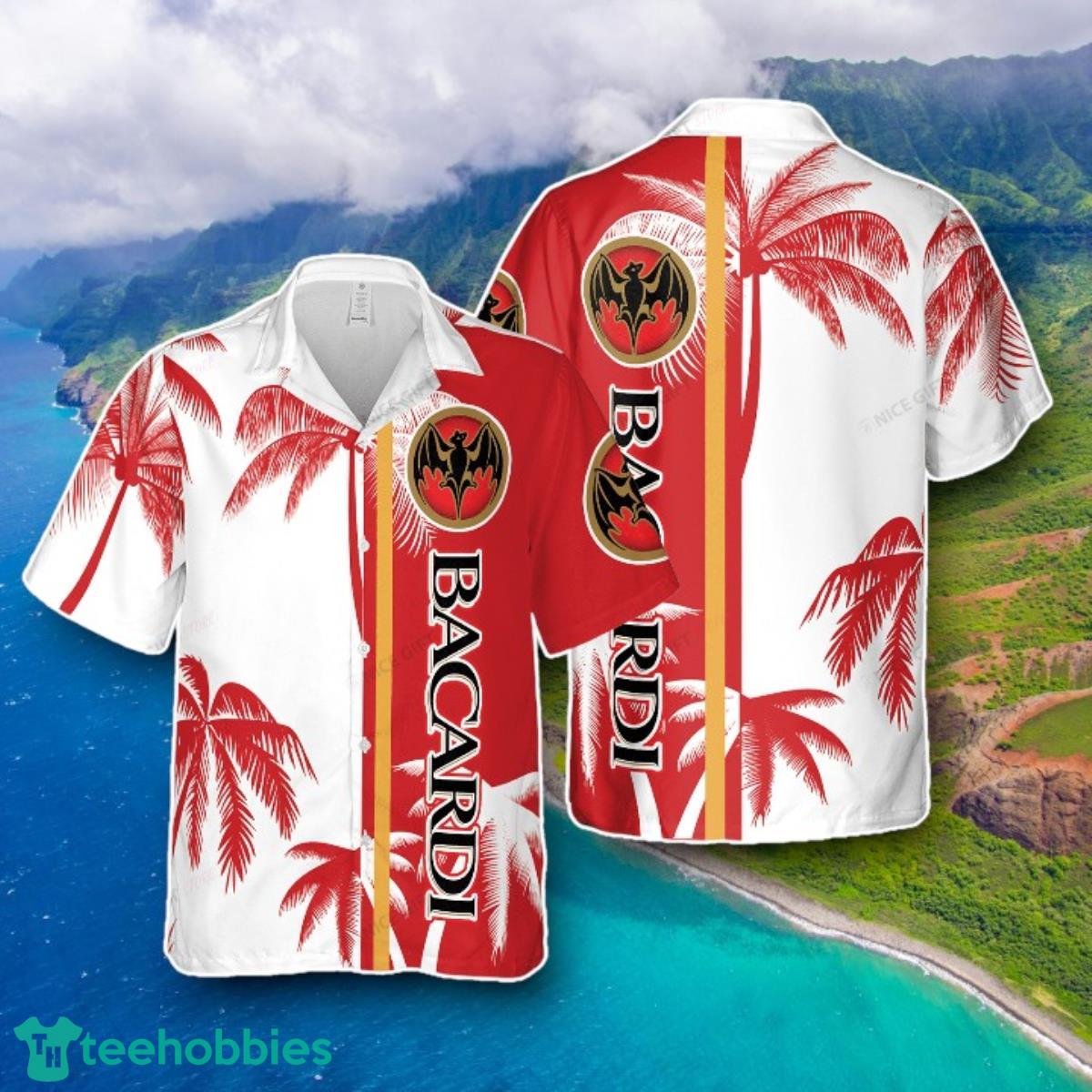 Bacardi Hawaiian Shirt Style Gift For Men Women