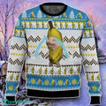 Banana Cat Crying Christmas Ugly 3D Sweater Style Gift