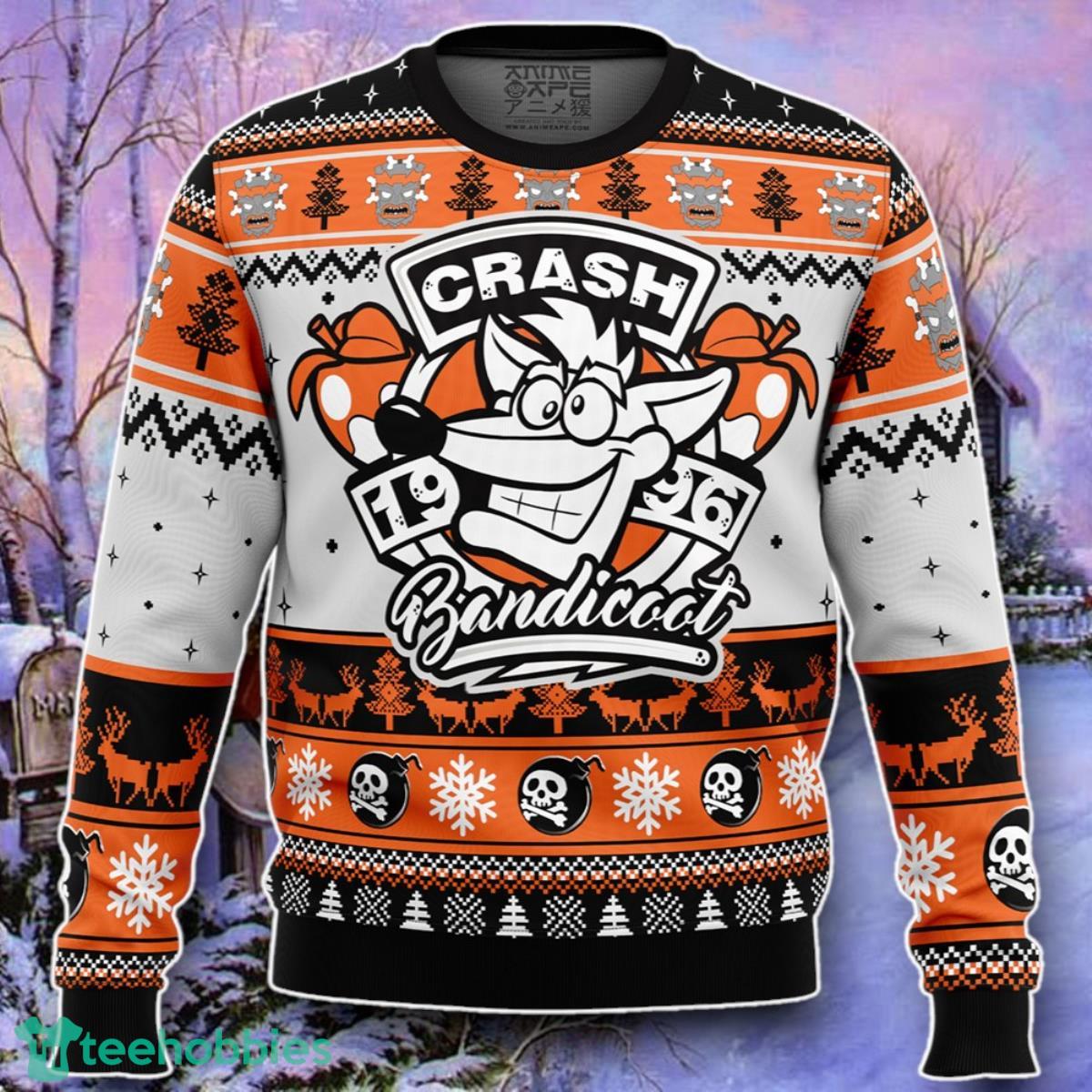 Bandicoot Crash Bandicoot Ugly Christmas 3D Sweater Style Gift