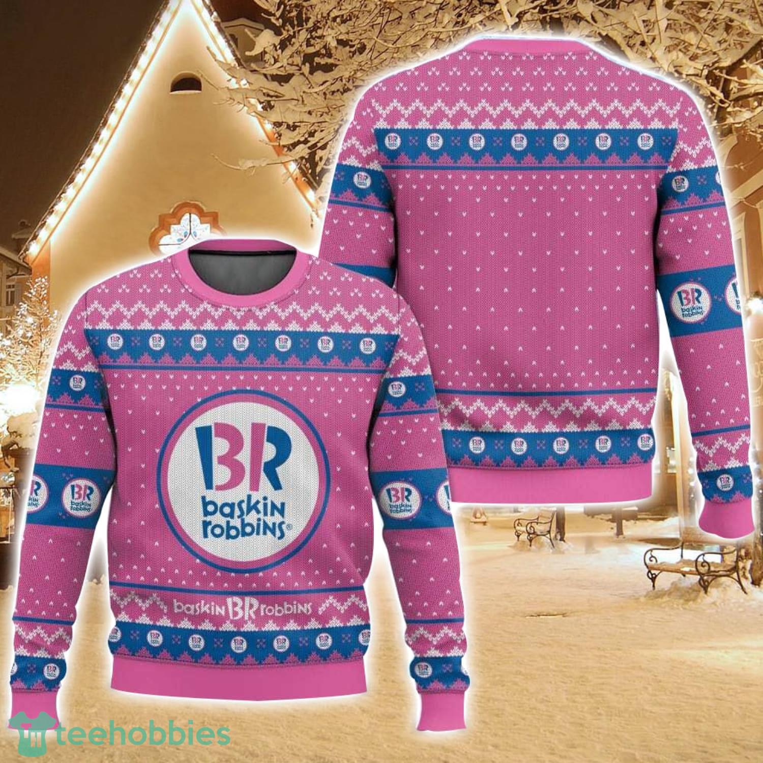 Baskin-Robbins Ugly Christmas Sweater For Men And Women Christmas Holiday Gift Family Gift