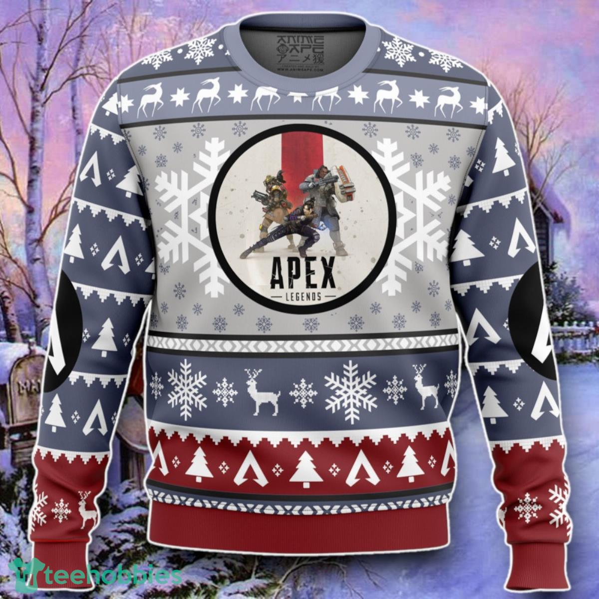 Battle Royale Apex Legends Ugly Christmas 3D Sweater Style Gift