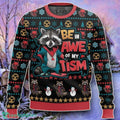 Be In Awe Of My Tism Rocket Raccoon Ugly 3D Sweater Style Gift
