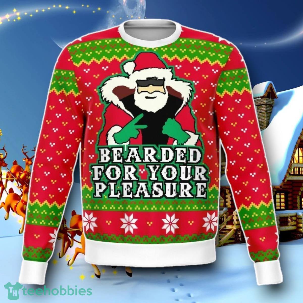 Beard For Your Pleasure Ugly Christmas 3D Sweater Special Gift Jumper