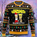 Beavis And Butthead Do Christmas Ugly Christmas 3D Sweater Style Gift