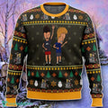 Beavis And Butthead Rock On Ugly Christmas 3D Sweater Style Gift