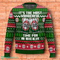 Beck’s It’s The Most Wonderful Time For A Beer Ugly Christmas Sweater 3D Design For Men Women