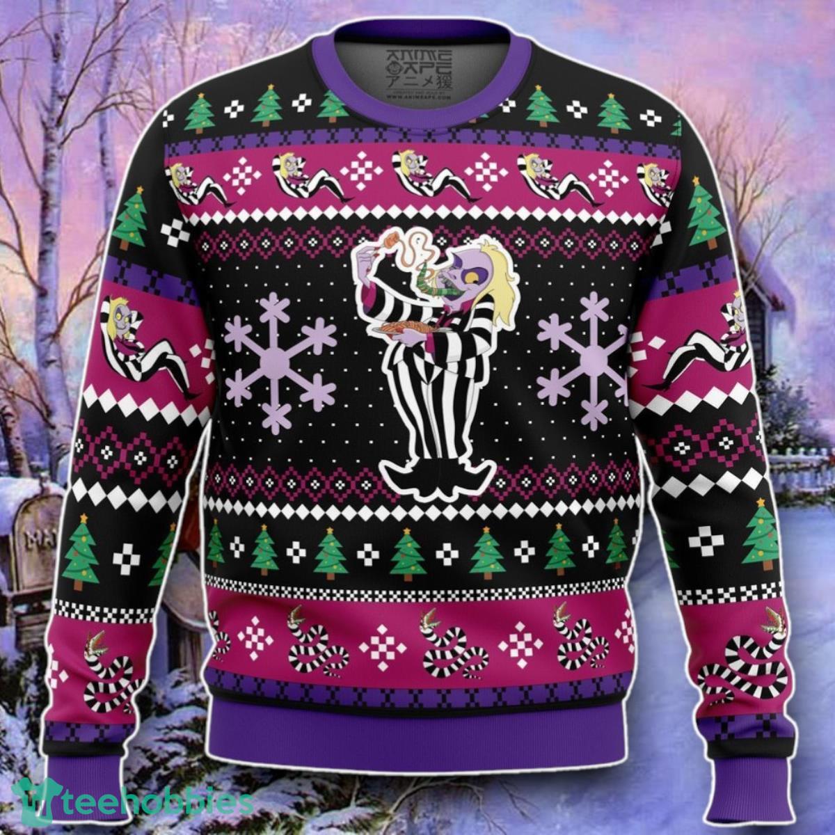 Beetleguise Beetlejuice Xmas 3D Sweater-