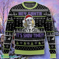 Beetlejuice It Snow Time Christmas Ugly 3D Sweater Style Gift