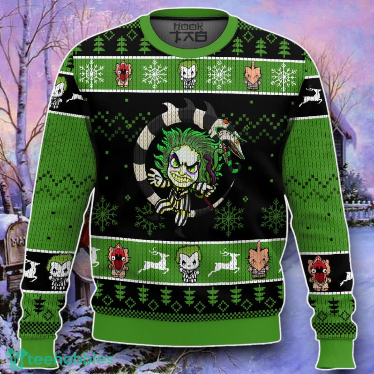 Beetlejuice Ugly 3D Sweater Style Gift