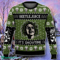 Beetlejuice Ugly Christmas 3D Sweater Style Gift