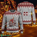 Design Muppets Play Drums Mississippi State Bulldogs Christmas Sweater AOP For Men Women