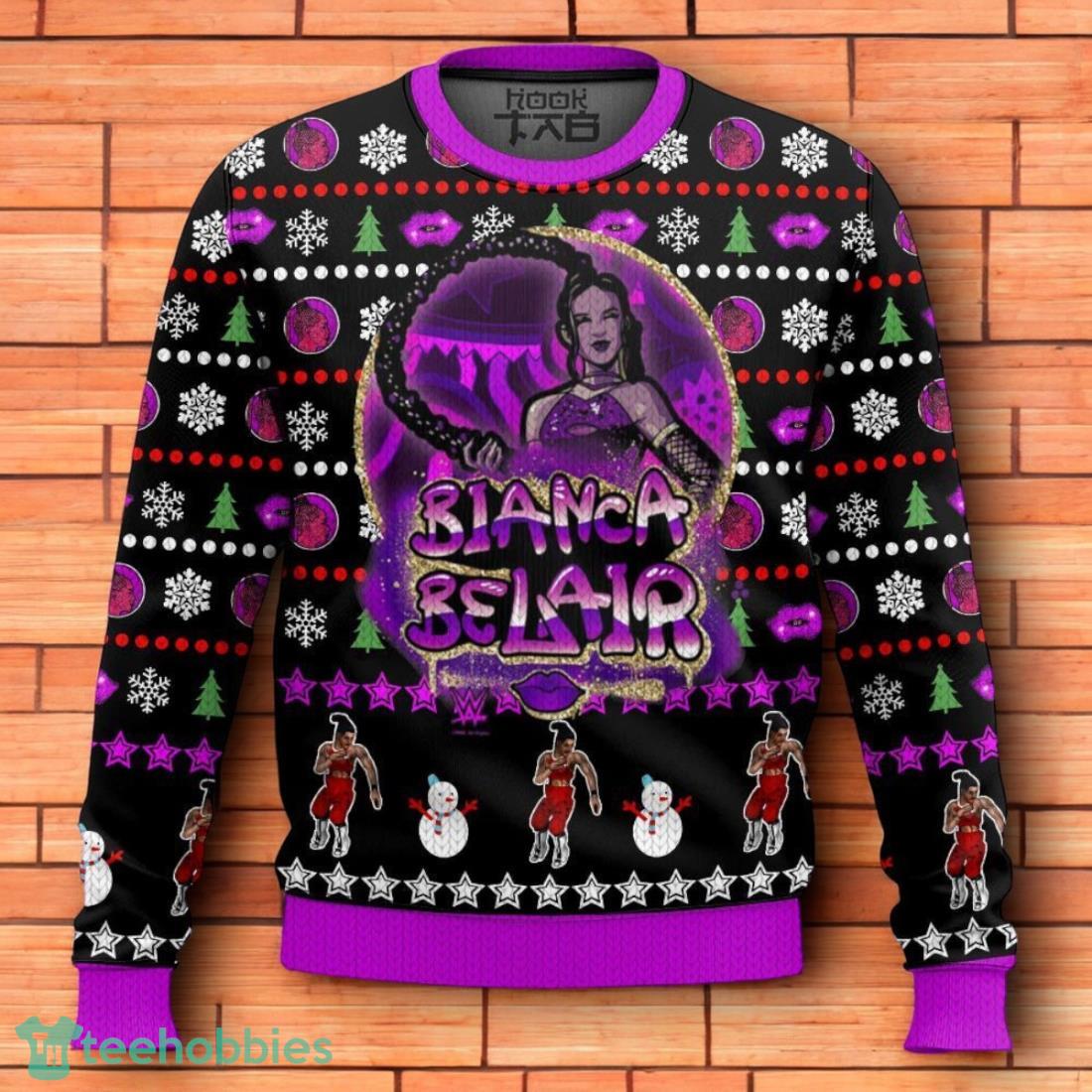 Bianca Belair Ugly Christmas Sweater 3D Design For Men Women