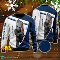 Blue Moon And Baby Groot 3D Ugly Christmas Sweater For Men And Women Christmas Gift