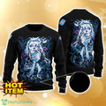 Blue Moon Tattoo Girl 3D Ugly Christmas Sweater For Men And Women