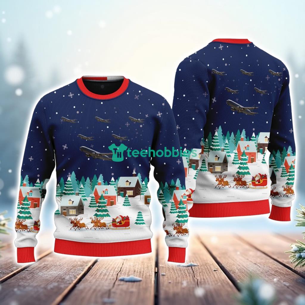 Boeing Kc-46 Pegasus Us Air Force Christmas Ugly Sweater Meaningful Gift For Aviation Fans