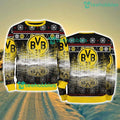 Borussia Dortmund Pine Christmas Ugly Sweater New Style Best Gift For Fans