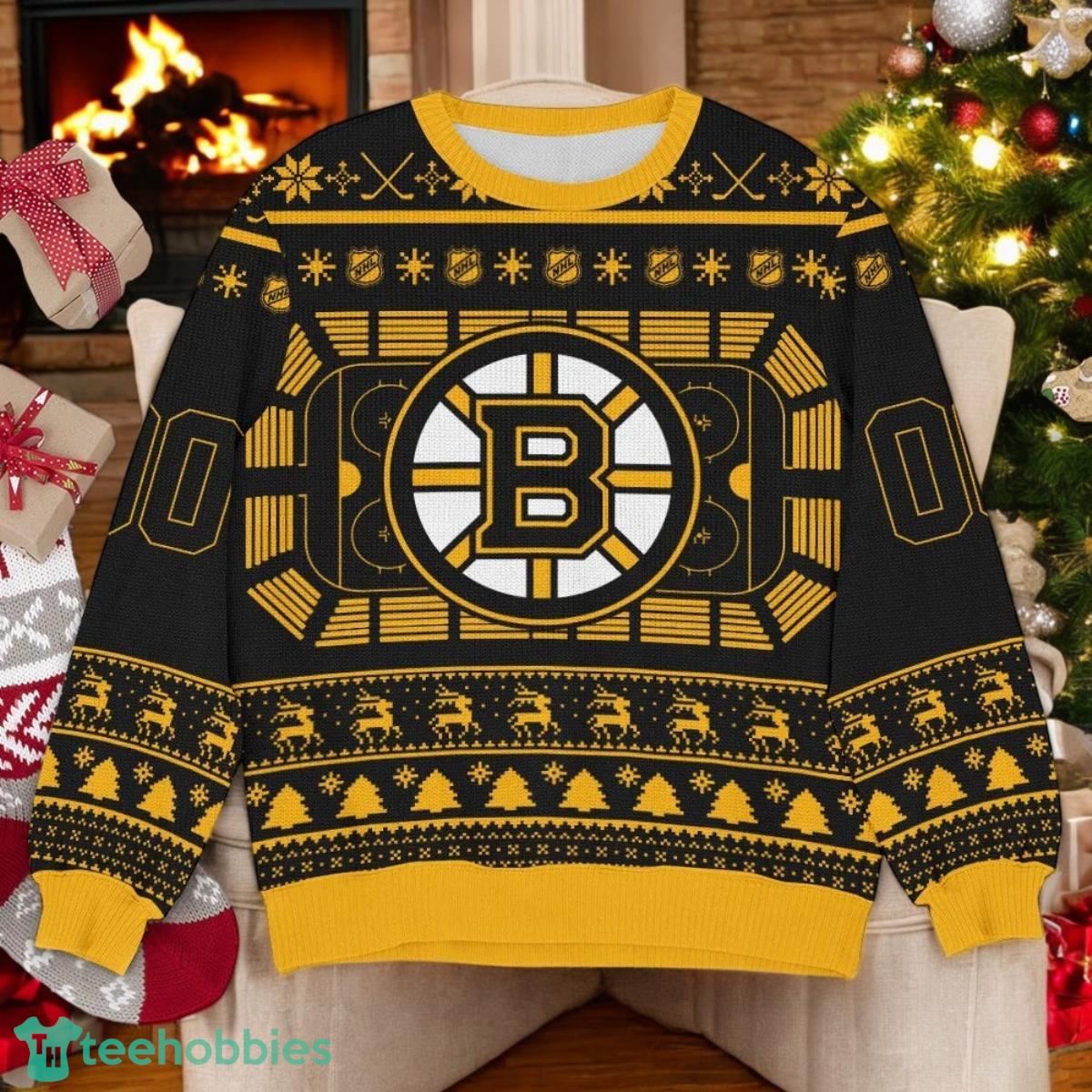 Boston Bruins NHL Ugly Christmas Sweater Team Holiday Christmas Gift