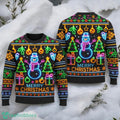 Bright Neon Lighting Christmas 3D Ugly Sweater For Men And Women