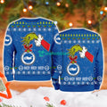 Brighton & Hove Albion Grinch Hand Ugly Christmas Sweater 3D