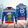 Brighton & Hove Albion The Grinch Funny Merry Christmas Uglly Sweater 3D New Trend