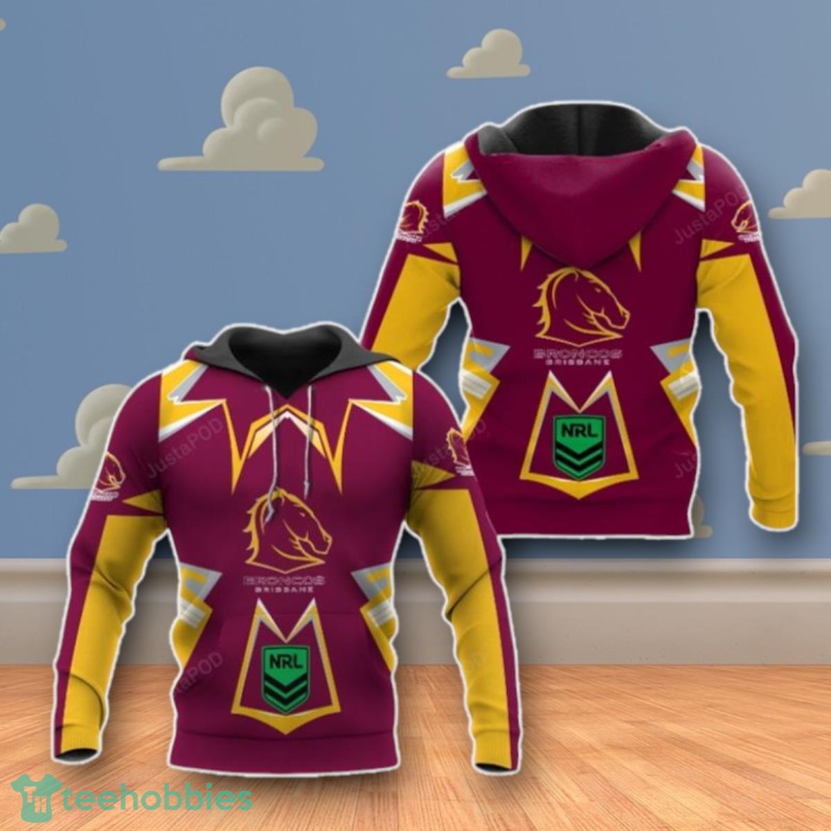 Brisbane Broncos 3D Hoodie Impressive Gift