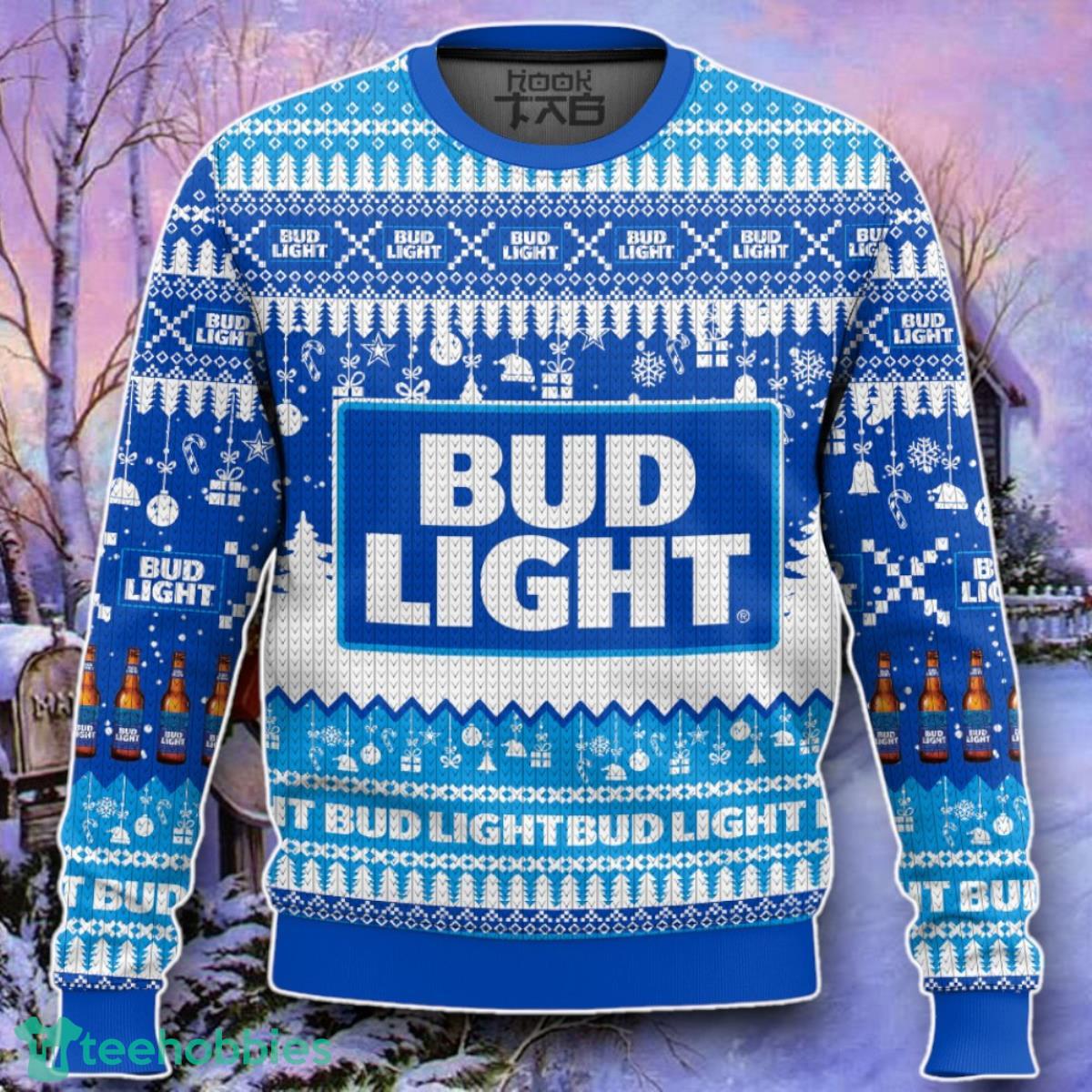 Bud Light Ugly 3D Sweater Style Gift