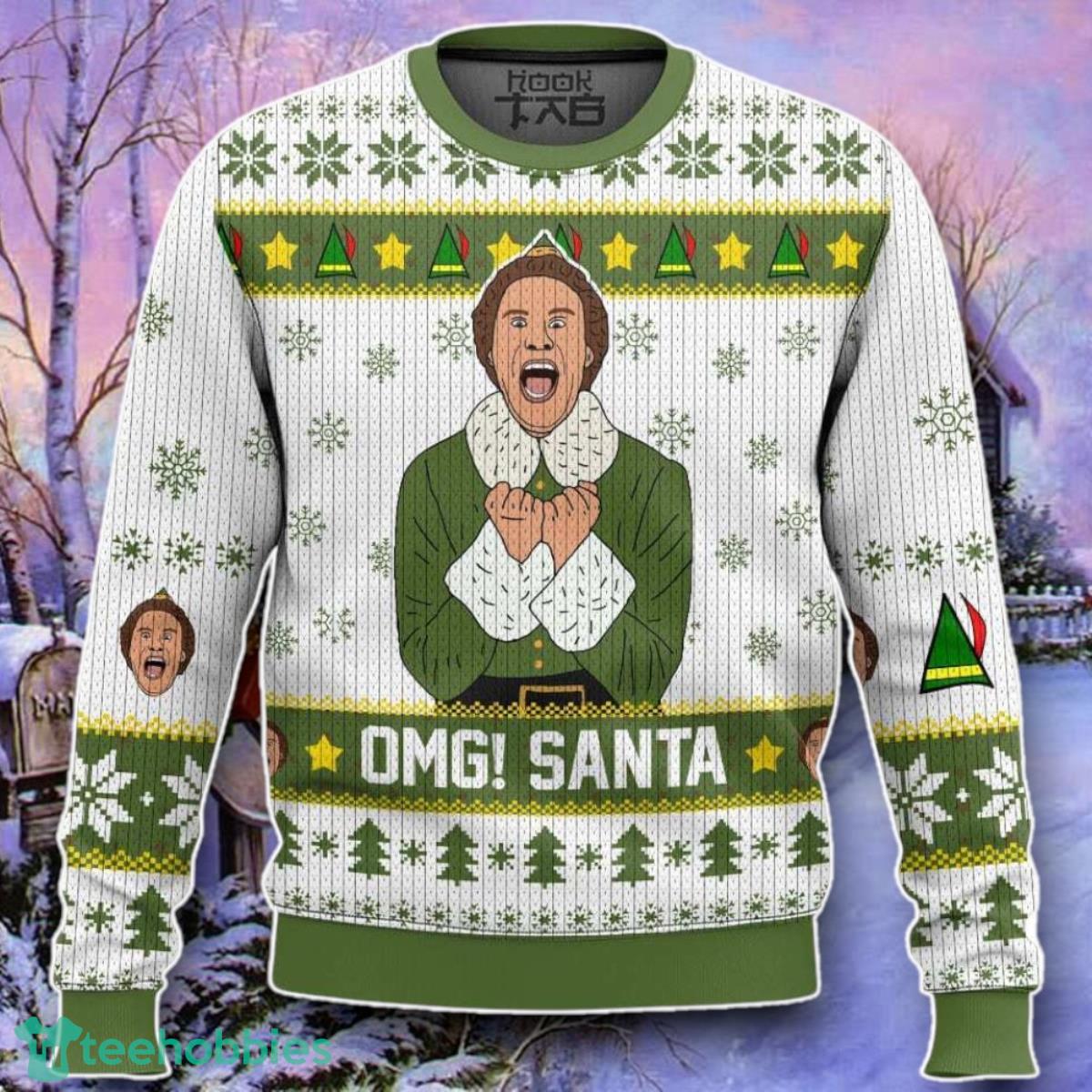 Buddy The Elf Ugly 3D Sweater Style Gift