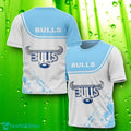 Bulls Rugby 3D T-Shirt Stylish Gifts For Men And Women