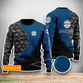 Busch Latte Skull Halloween Sweater For Men Women