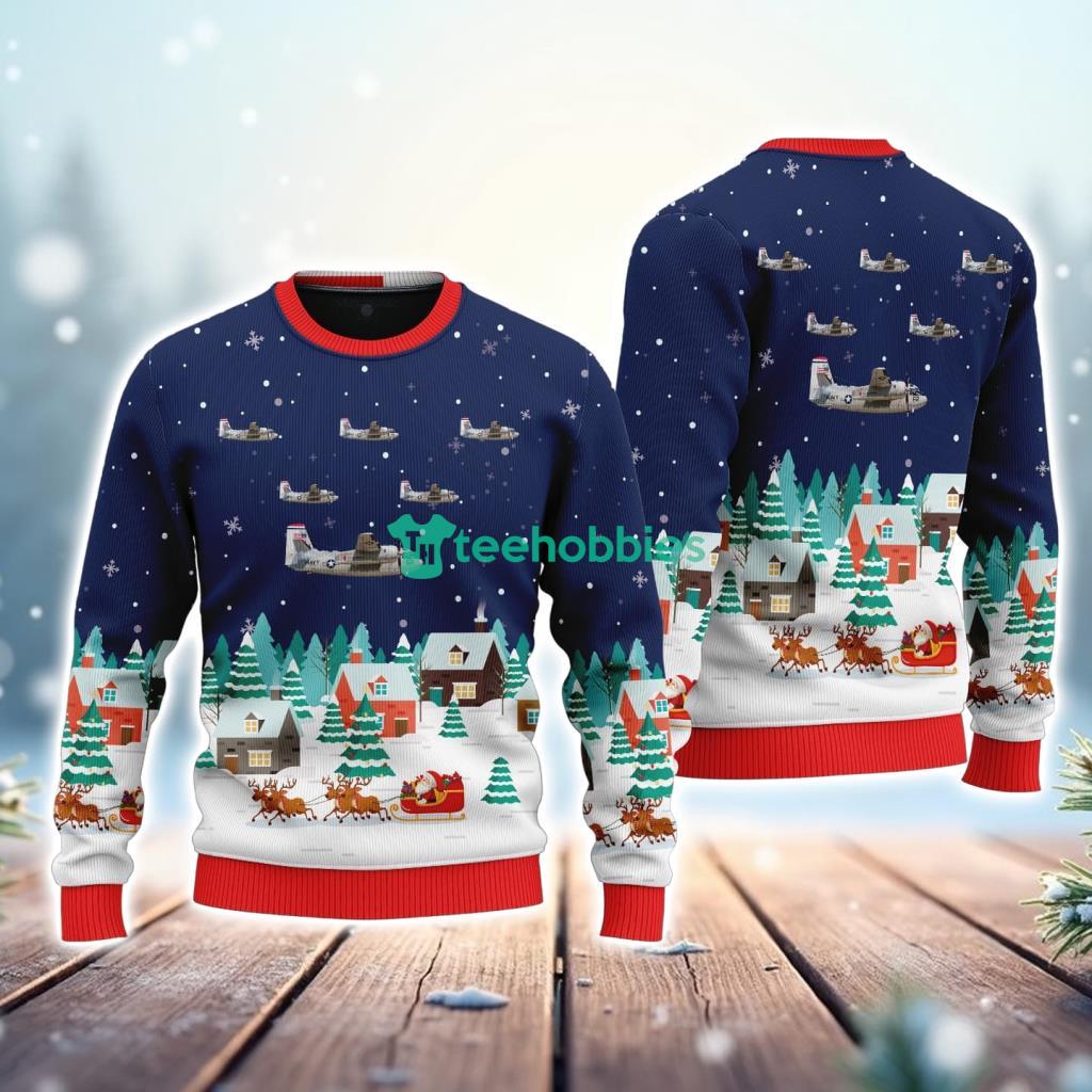 C-1a Trader Of Vr-21 Us Air Force Christmas Ugly Sweater Meaningful Gift For Aviation Fans