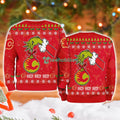 Calgary Flames Grinch Hand Ugly Christmas Sweater 3D