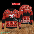 Calgary Stampeders Custom Name Merry Xmas Sweater For Soccer Sport Team’s Fans Sweater