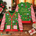 Candy Cane Christmas Ugly Sweater Sweets Xmas 3D Sweater Christmas Gift Idea