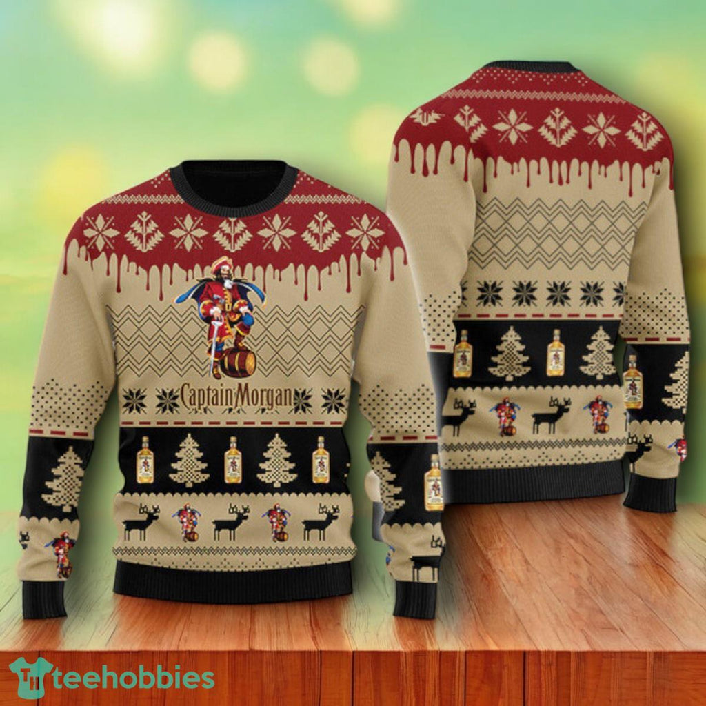 Captain Morgan Christmas Sweater For Men Women Affordable Captain Morgan Gift Set