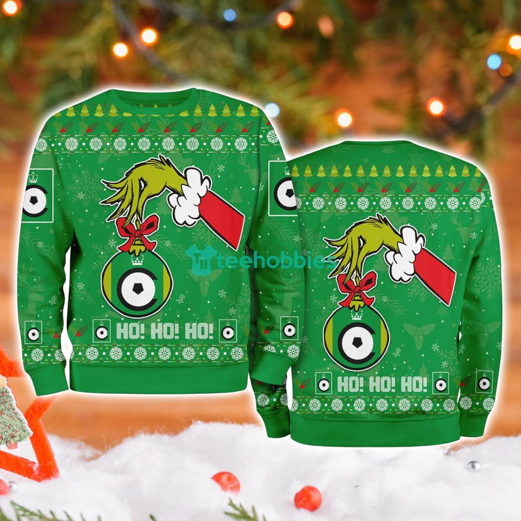 Cercle Brugge Grinch Hand Ugly Christmas Sweater 3D