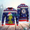 Chelsea FC The Grinch Funny Merry Christmas Uglly Sweater 3D New Trend