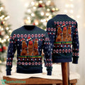 Chess Ugly Christmas Sweater Black White Holiday Sweater